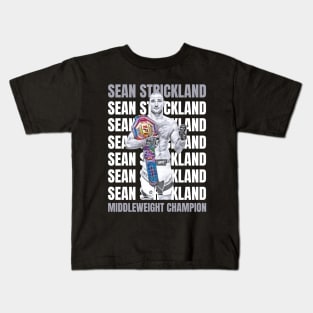 Sean Strickland New Middleweight Champion Kids T-Shirt